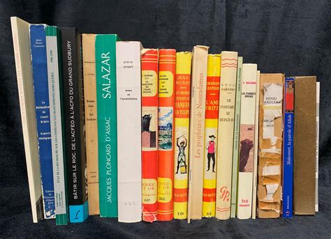 Lot - Collection of French Books and Novels