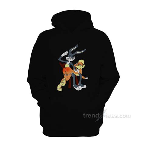 Bugs Bunny Spanking Lola Bunny Hoodie