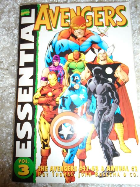 Essential Avengers Vol 3 Marvel Comics Tp Tpb Gn 2001 Ebay