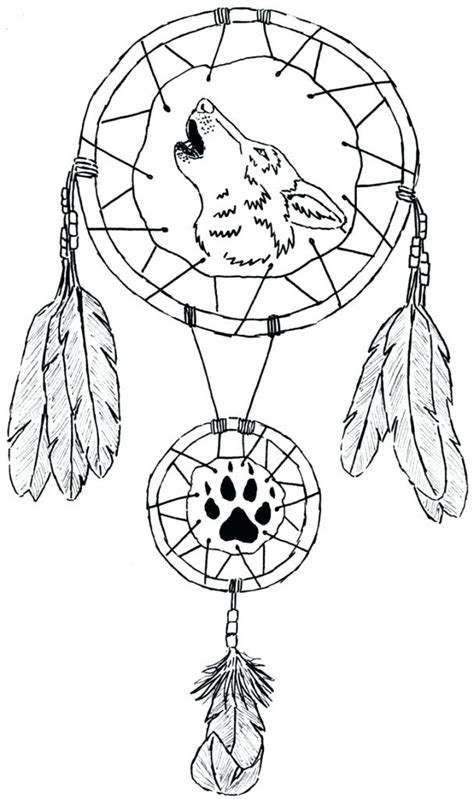 Dreamcatcher Printable Coloring Pages At Free