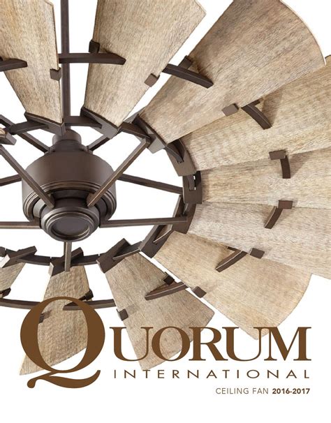 Quorum ceiling fans 2016 indoor ceiling fans 2016 fans by TFG - issuu