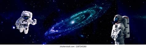 Astronaut Outer Spacecosmic Art Science Fiction Stock Photo 2187245283