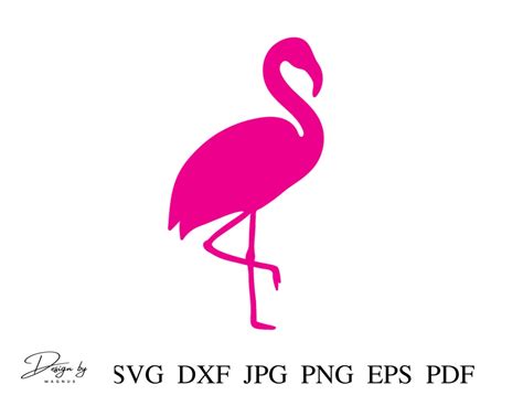Flamingo Svg Pink Flamingo Svg Flamingo Silhouette Svg Cut Etsy