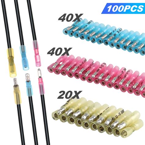 Butt Connectors And Shrink Tubes Kit 270 Pcs Wire Connectors Waterproof