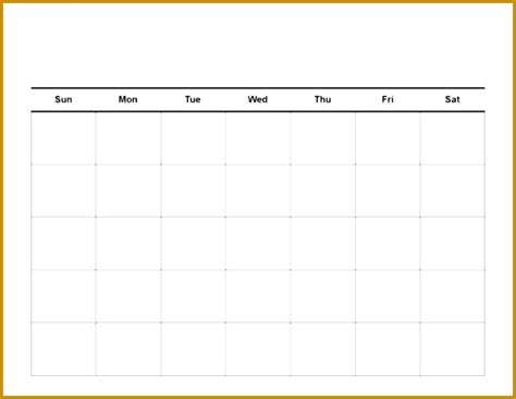 5 Personal Work Schedule Template Fabtemplatez
