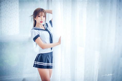 Mina - Four Little Studio Sets ~ Cute Girl - Asian Girl - Korean Girl - Japanese Girl - Chinese Girl