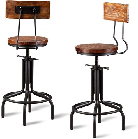 Bar Stools With Backs 24 Bar Stools Counter Height Stools Industrial