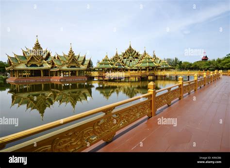 Pavilion Of The Enlightened In Ancient City In Bangkok Stock Photo Alamy