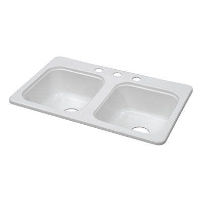 These sinks come in a variety of designs and colors. Lyons Industries white acrylic sink from Lowe's. | Deep ...