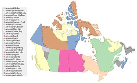 30 Canada Map With Time Zones Maps Online For You