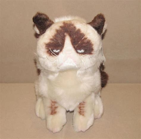 Gund Grumpy Cat Plush Stuffed Kitty Cat Sitting 9 Toy New Item 4040133 Gray Eye Gund Grumpy