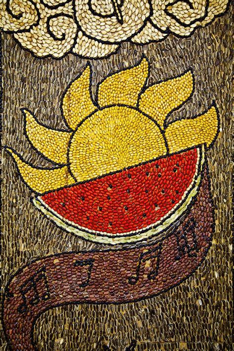 Seed Art Photograph Seed Art Mosaic Art Projects Unusual Art