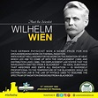#OnThisDay Meet the scientist Wilhelm Wien. This German physicist won a ...