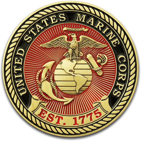 Officially Licensed Product First Sergeant Challenge Coin Usmc 1stsgt