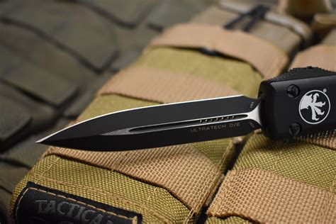 Microtech Ultratech De Black Tactical 122 1t Lantac Knives
