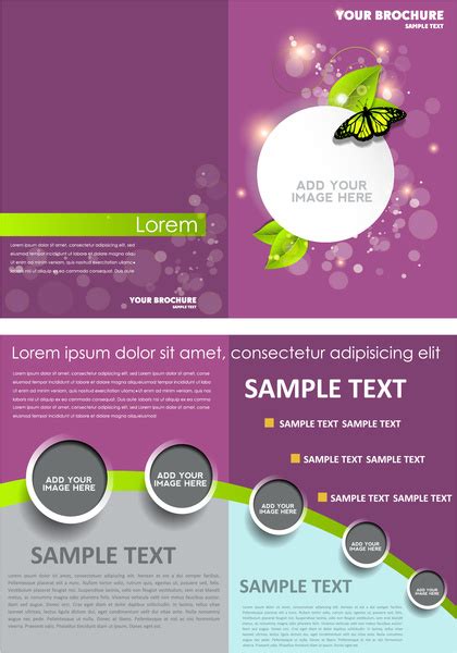 vector purple brochure template free vector download 22 888 free vector for commercial use