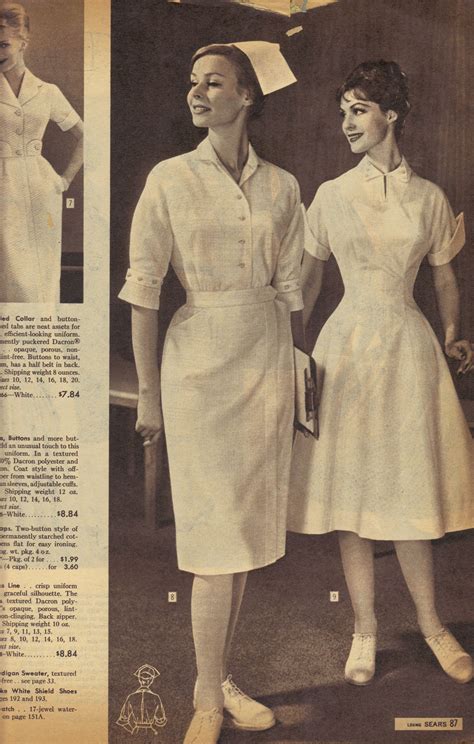 Nurses’ Uniforms Hats And Shoes 1960 Nurse Uniform Vintage Nurse Uniform