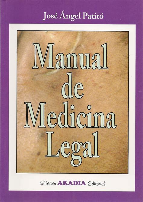 Manual De Medicina Legal Ediciones Técnicas Paraguayas
