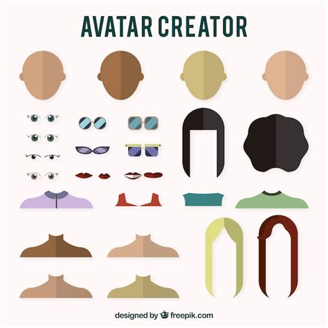 Free Vector Girls Avatar Creator