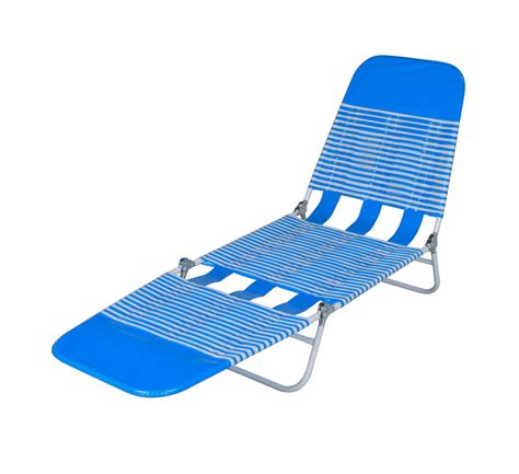 Mainstays Folding Jelly Beach Lounge Chair Blue