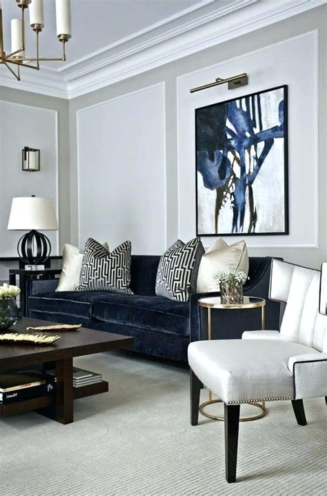 20 Blue And Gold Living Room Decor Decoomo