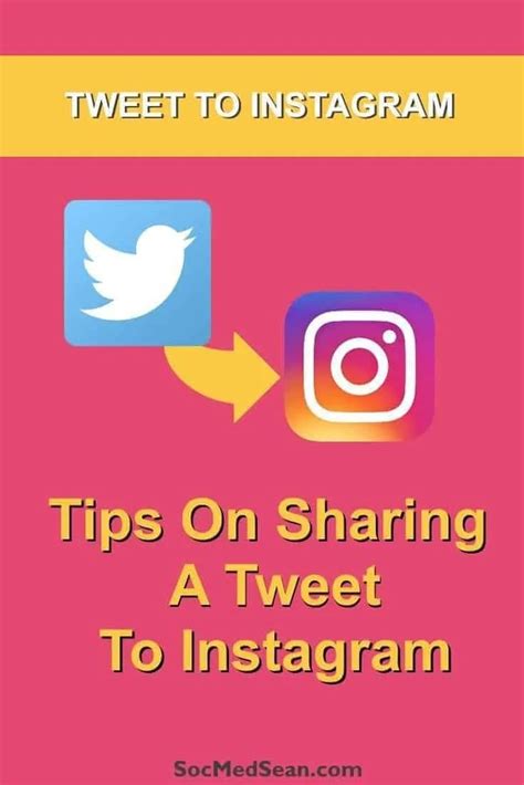 Solved How Do I Share A Tweet To Instagram Socmedsean Social