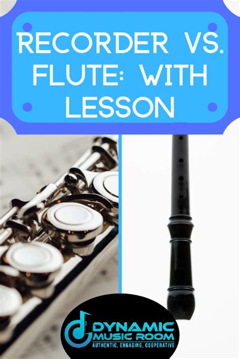 Flute And Recorder Similarities And Differences Dynamic Music Room