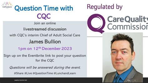 Question Time With Cqc Chief Inspector Of Adult Social Care James