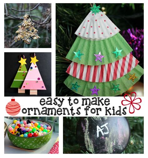 25 Easy Homemade Christmas Ornaments For Kids