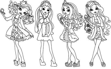 Ever after high lizzie hearts coloring pages coloring page. Ever After High Coloring Pages - Download & Print Online ...