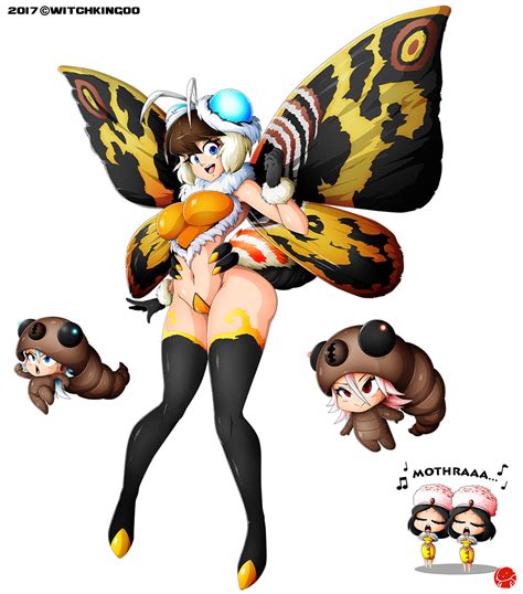 Mothra Kaiju Girl By Witchking00 Hentai Foundry
