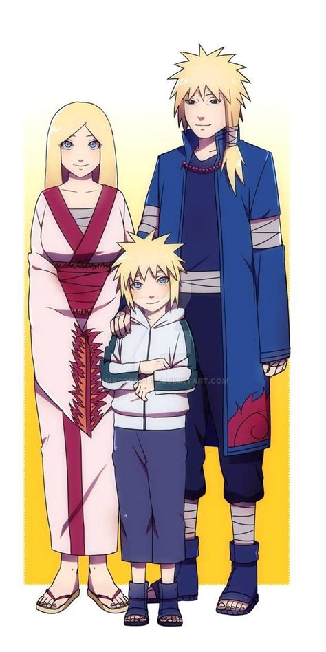 Minato And His Parents Version 2 By Mrsoomori On Deviantart