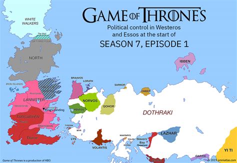 Game Of Thrones Mapped By Season Omniatlas