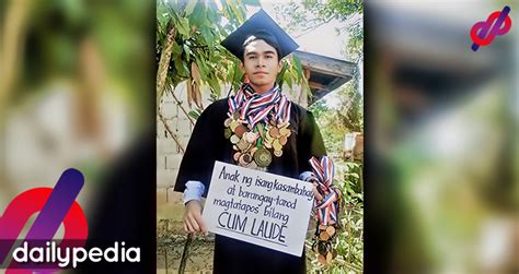 a kasambahay and tanod s son graduated as cum laude proving that poverty is not a hindrance to