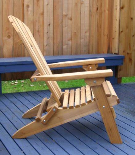 Folding Cedar Adirondack Chair Amish Crafted Rustic Touch Rustic