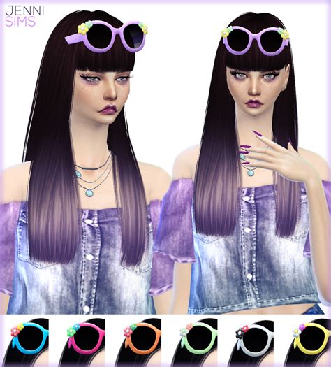 My Sims 4 Blog Sunglasses And Hair Accessory By Jennisims