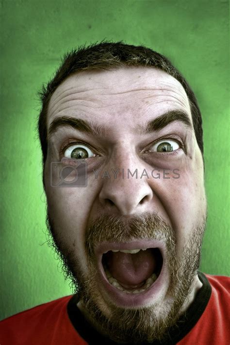Completely Shocked Man By Dundanim Vectors And Illustrations With