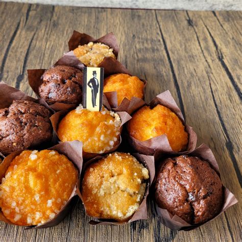 Assorted Mini Muffins platter to share Monsieur CHATTÉ