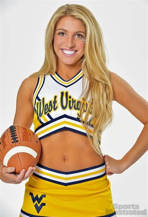Si S Cheerleader Of The Week Is West Virginia S Haley Cheerleading College Cheer Athletic Women