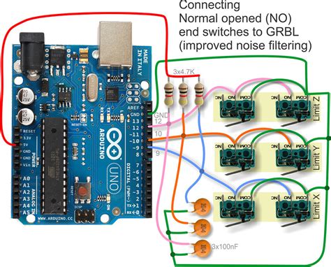 Grbl Wiring Limit Switches Arduino Grbl Limit Switch Wiring