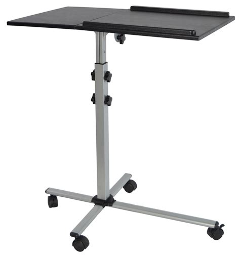 Ideal for home theater or business use. VIVO Projector & Laptop Adjustable Trolley Presentation ...