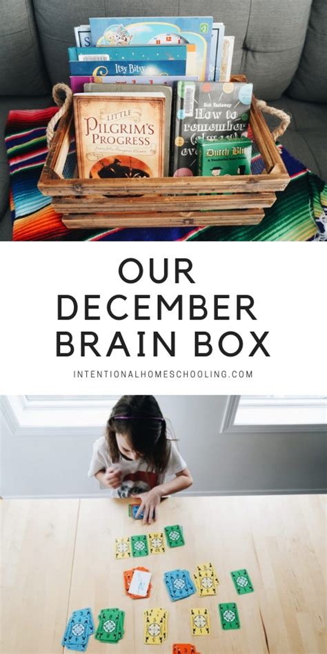 Our December Brain Box Intentional Homeschooling
