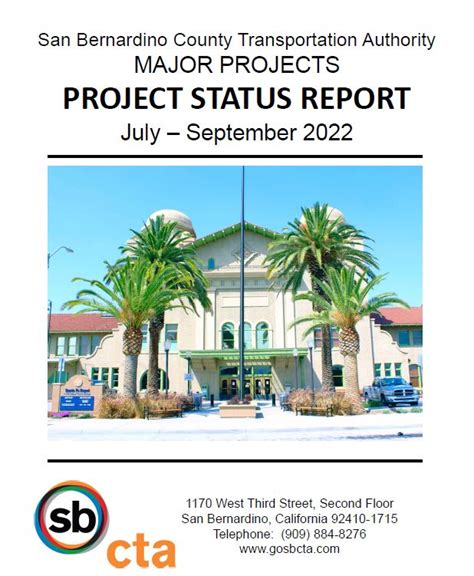 Quarterly Project Briefings July September 2022 Q1 Sbcta