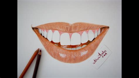Tutorial Cómo dibujar una sonrisa con lápices de colores YouTube