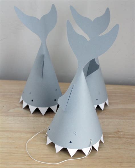 Shark Hat Template