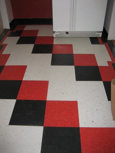 Red And White Vinyl Flooring Carpet Vidalondon