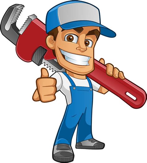 Plumbers On Call Plumber Cartoon Clipart Full Size Clipart