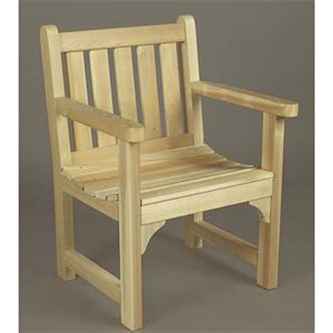 Rustic Natural Cedar Unfinished English Garden Chair 200447 Patio