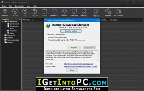 (free download, about 10 mb) run internet download manager (idm) from your start menu Internet Download Manager 6.37 Build 16 Retail IDM Free Download