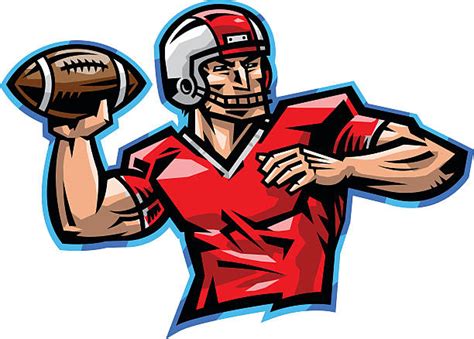 Royalty Free Quarterback Clip Art Vector Images And Illustrations Istock